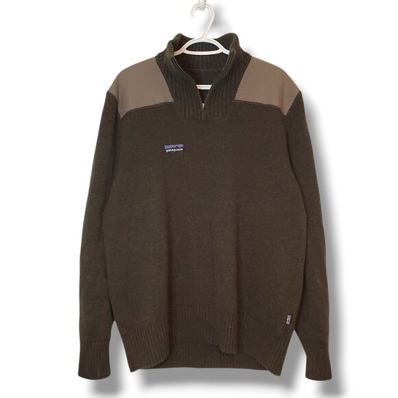Patagonia Forage Knit Sweater Green Size XL - Picture 1 of 7